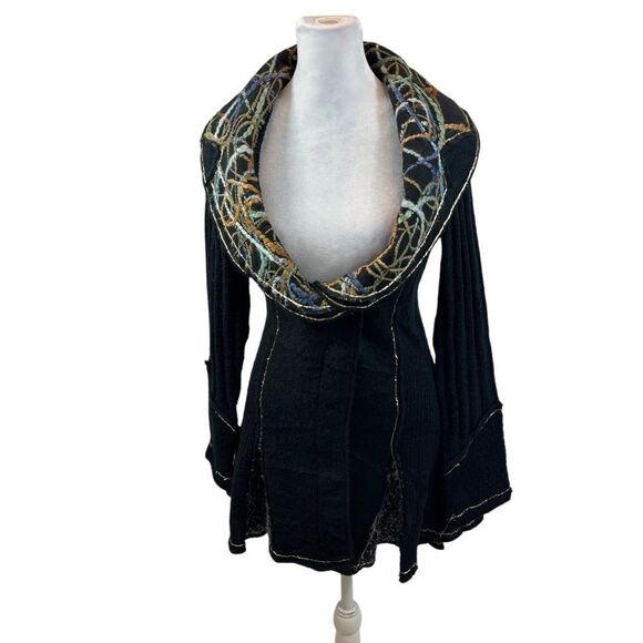 Sioni Sweaters - Brand new without Tags Sioni‎ Wool Mohair Blend Wide Collar Cardigan Size Small